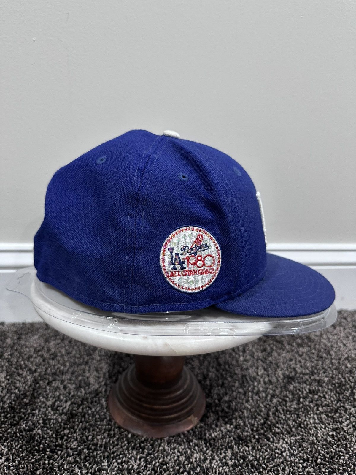 Gallery Dept. Gallery Dept Los Angeles LA Dodgers Blue G Patch Fitted Hat Size ONE SIZE - 5 Thumbnail