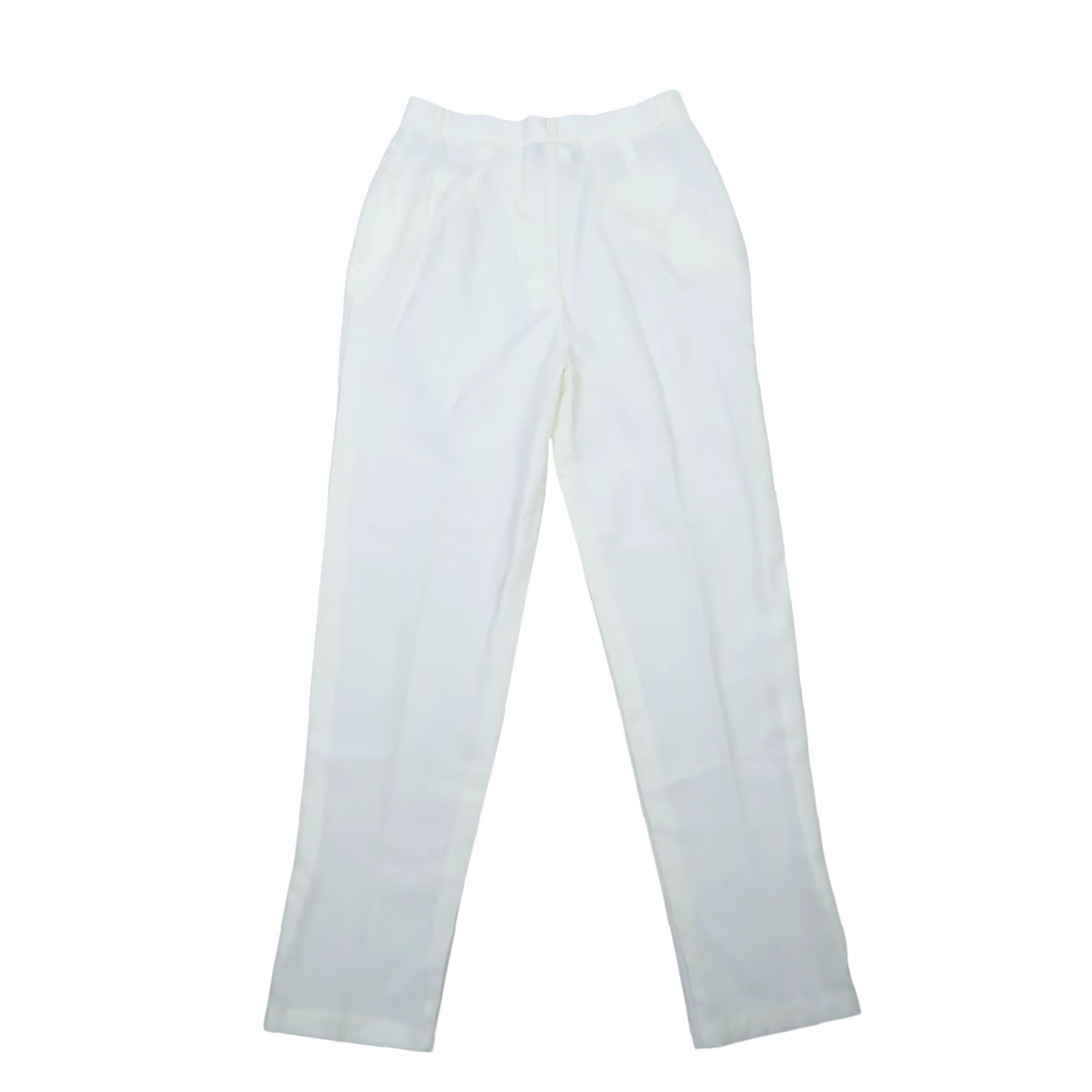 Casablanca VINTAGE Casablanca cream high rise pleat front trouser pants 12" waist 27" xs? Size 34" / US 12 / IT 48 - 3 Thumbnail