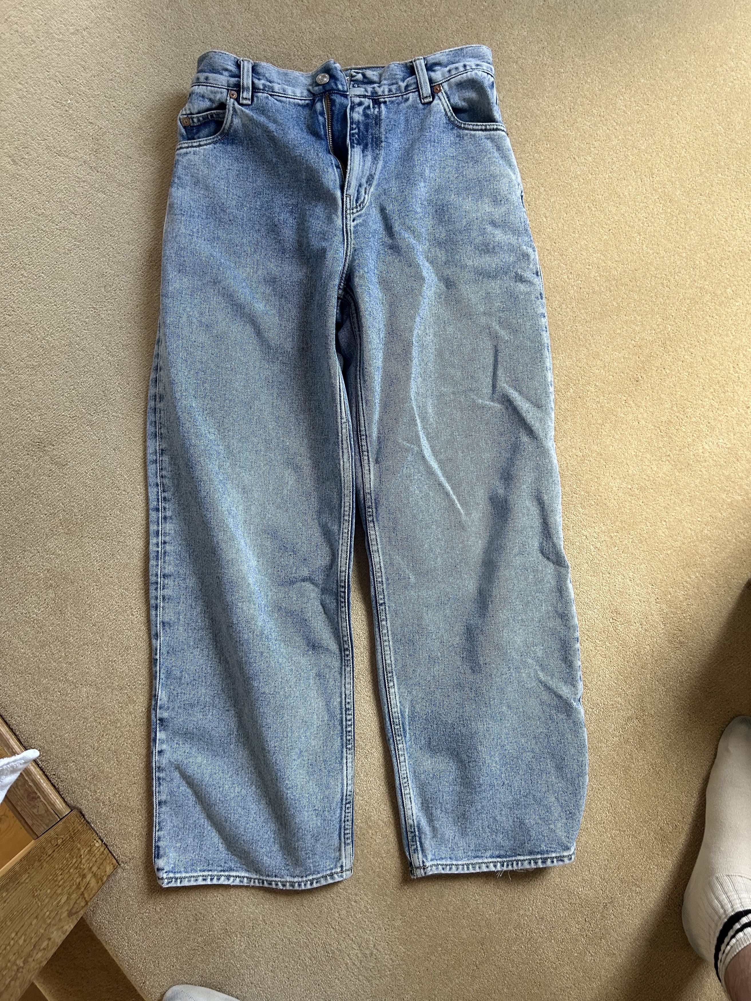 パンツ OUR LEGACY FOREVER BLUE DRAPE DENIM Our Legacy Our Legacy Vast Cut Forever Blue Drape Denim