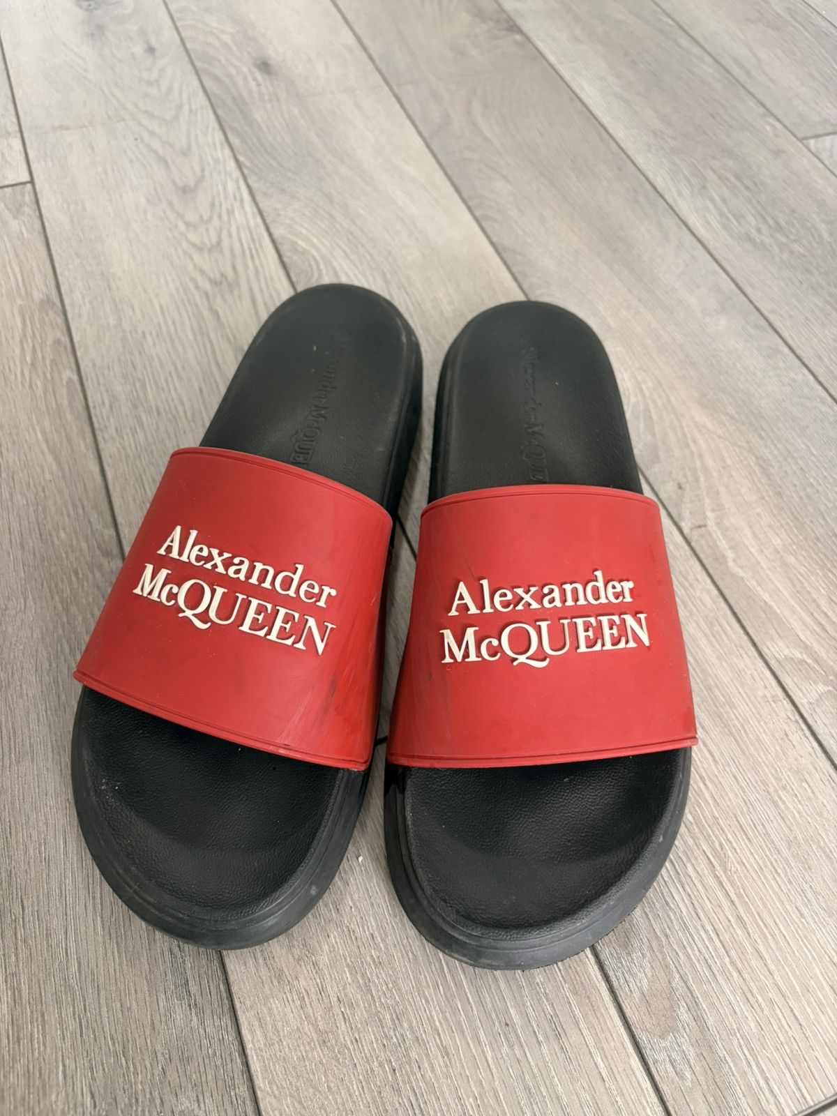 Alexander McQueen Alexander McQueen Pool Slides Size US 11.5 / EU 44-45 - 1 Thumbnail