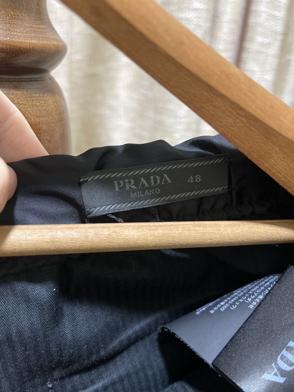 Prada Prada 018 NYLON CUFFED GABARDINE TROUSERS Size US 32 / EU 48 - 7 Thumbnail