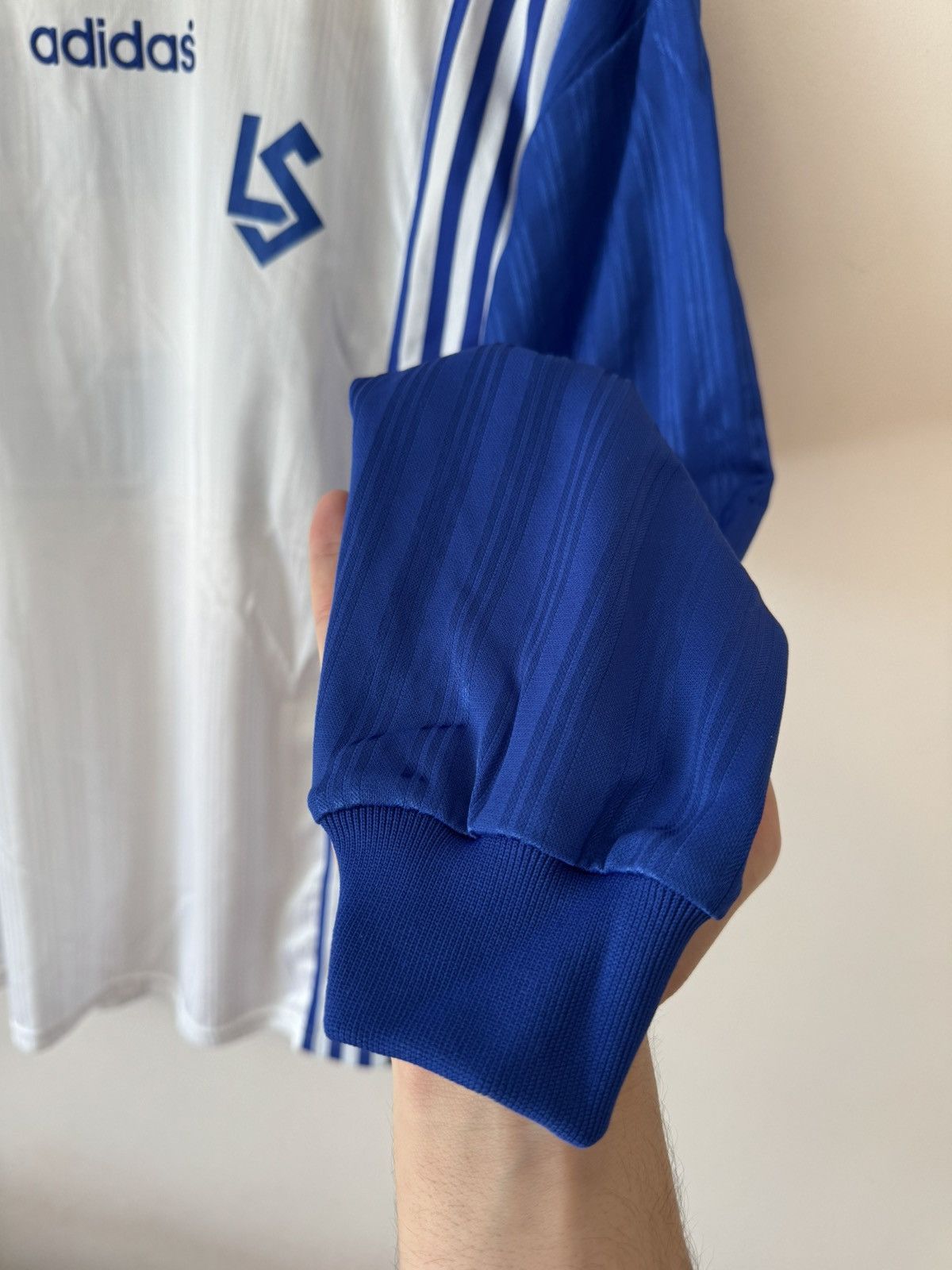 Adidas Vintage Lausanne Sport 1997-1998 Match Worn Soccer Jersey Size US XL / EU 56 / 4 - 13 Thumbnail