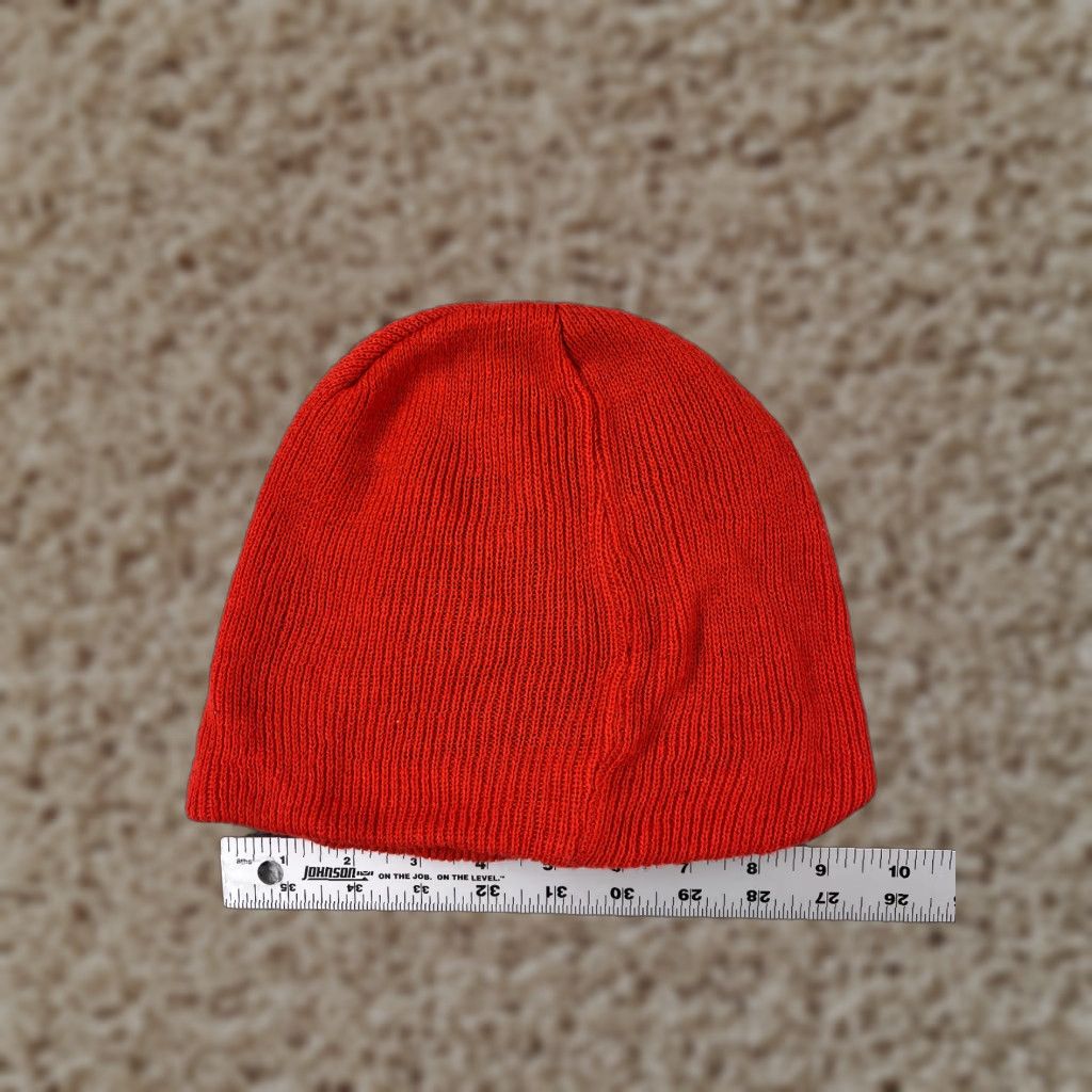 Vintage Nite Fashion Beanie Toque Adult One Size Red Knit Acrylic Polyester Lined Winter Size ONE SIZE - 1 Thumbnail