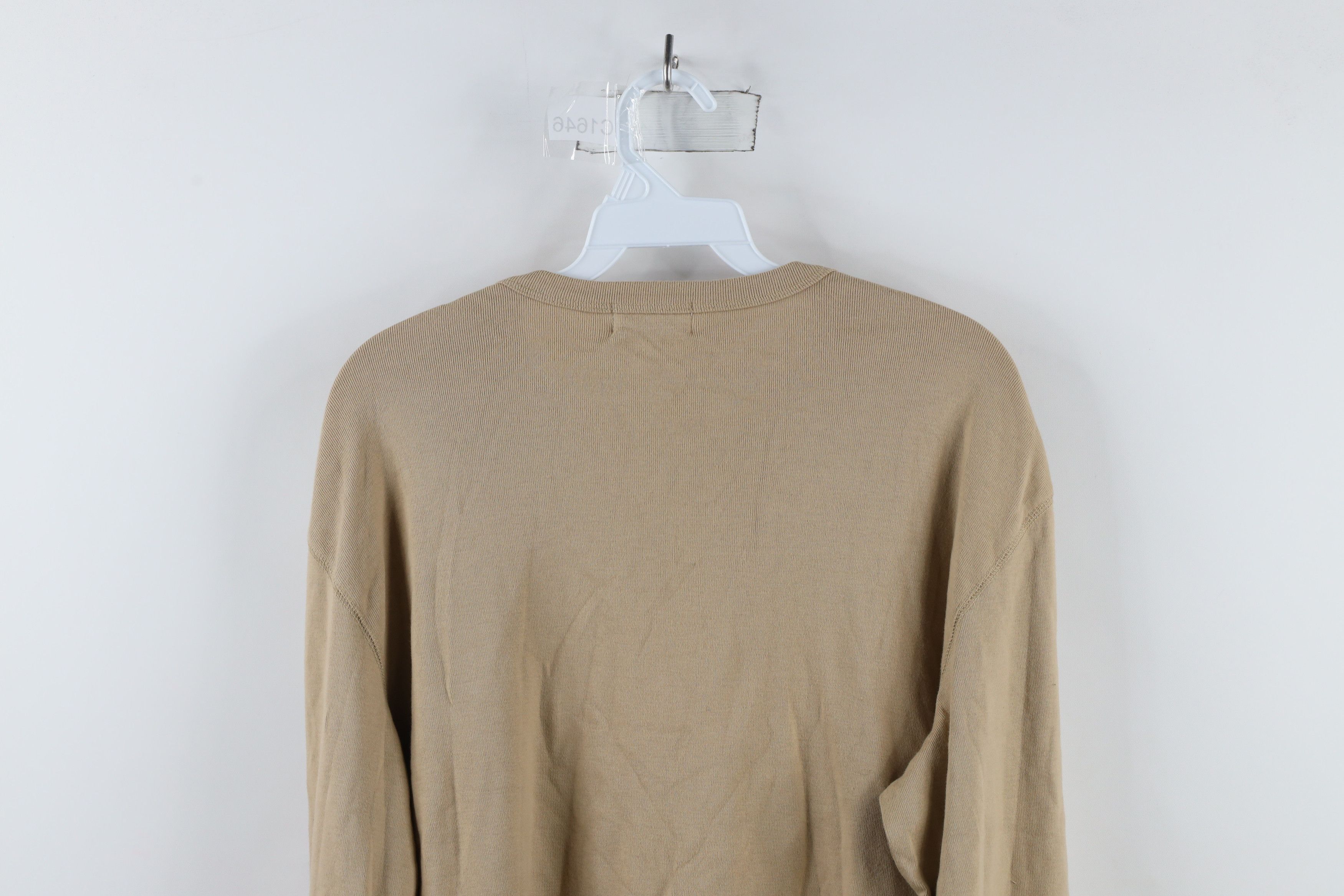 Vintage Deadstock Vintage 90s Streetwear Knit Long Sleeve T-Shirt Size US XL / EU 56 / 4 - 8 Thumbnail