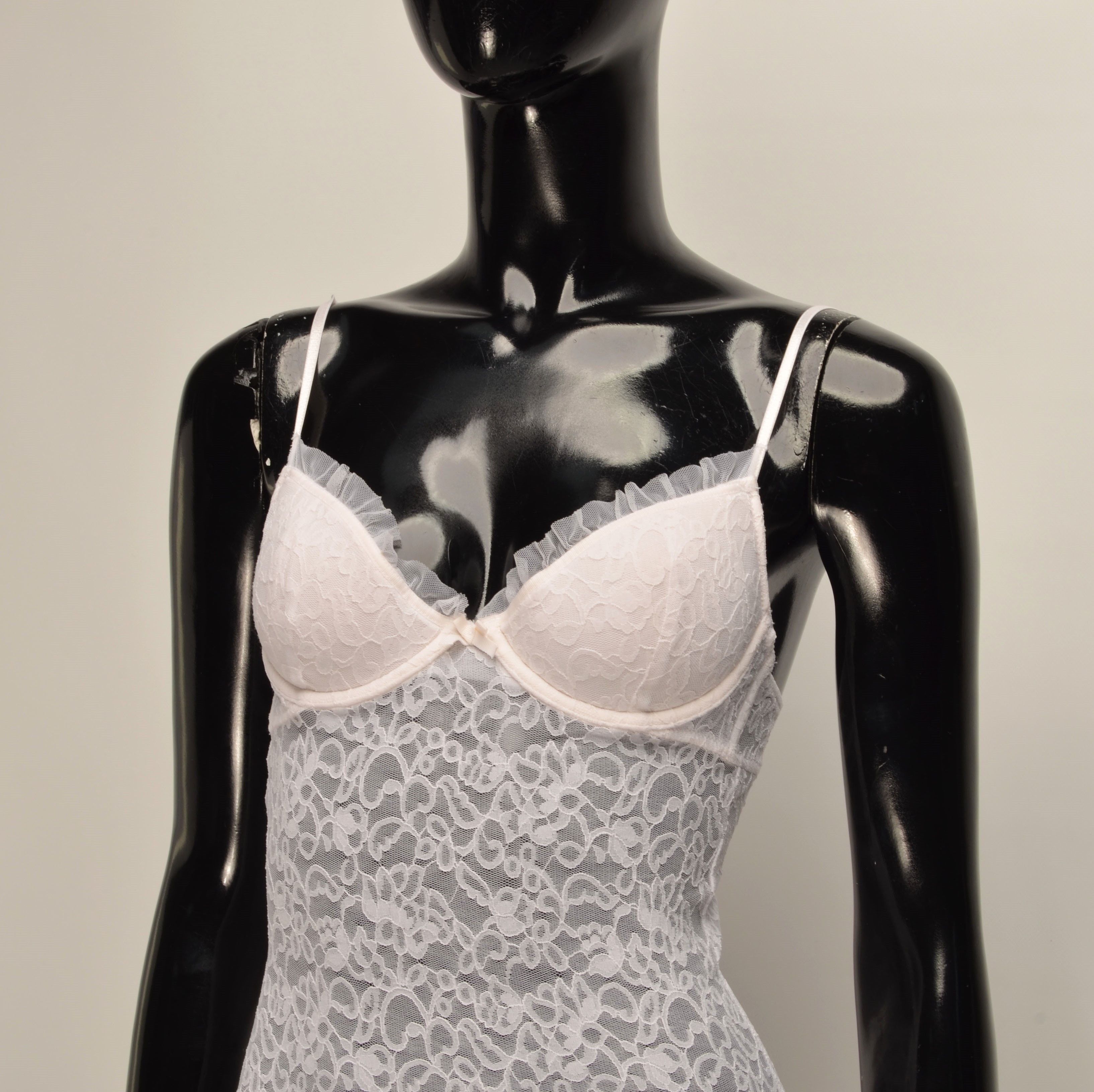 Designer × Victoria's Secret × Vintage Victorias Secret The Lacie Y2K Sexy Coquette Lace Mini Dress Size S / US 4 / IT 40 - 2 Thumbnail