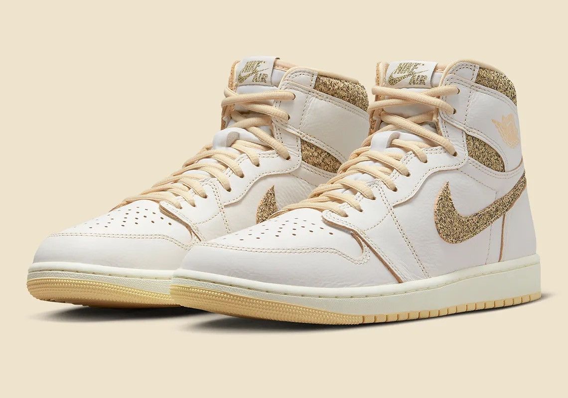 Jordan Brand × Nike AJ1 HiGH CRAFT ViBRATiONS OF NAiJA SAiL PALE VANiLLA CREAM Size US 9.5 / EU 42-43 - 18 Thumbnail