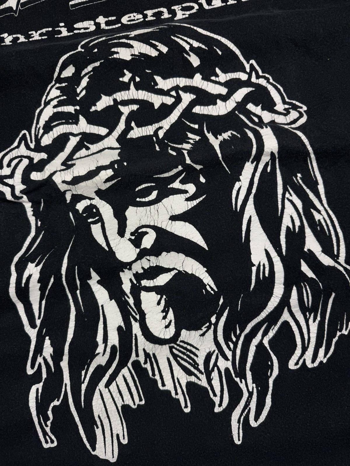 Band Tees × Vintage Ultra Rare Vintage 90s Exakt Christenpunk graphic band tee Size US L / EU 52-54 / 3 - 10 Thumbnail