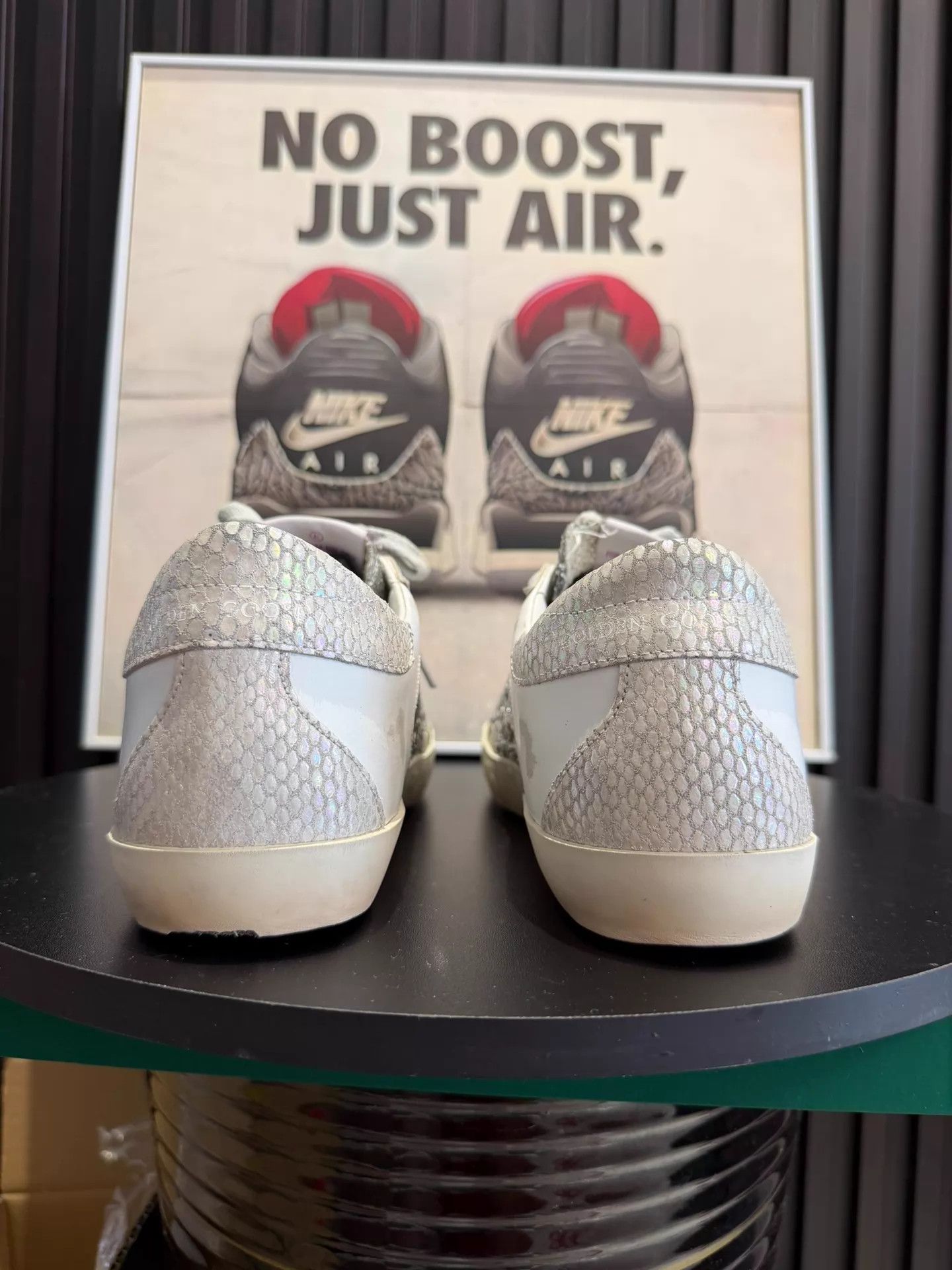 Golden Goose Golden Goose Superstar Worn Crystal White Shoes 38 Size US 7.5 / IT 37.5 - 5 Thumbnail