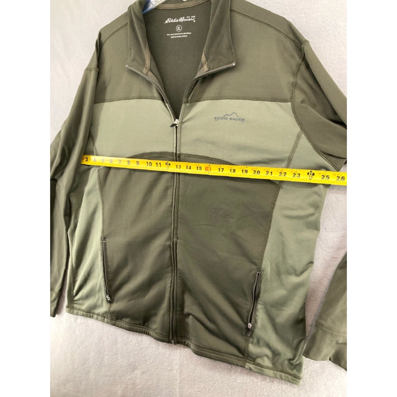 Eddie Bauer Eddie Bauer Mens Jacket XL Green Full Zip Windbreaker Outdoor Fall Winter Spring Size US XL / EU 56 / 4 - 2 Thumbnail