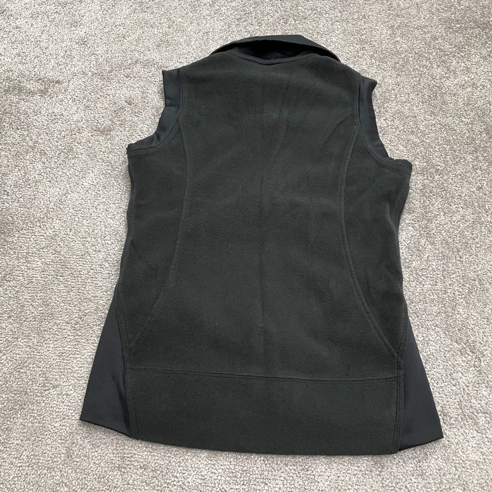 Vintage Columbia Fleece Vest Womens Small Black Full Zip Pockets Outdoor Hike Size S / US 4 / IT 40 - 2 Thumbnail