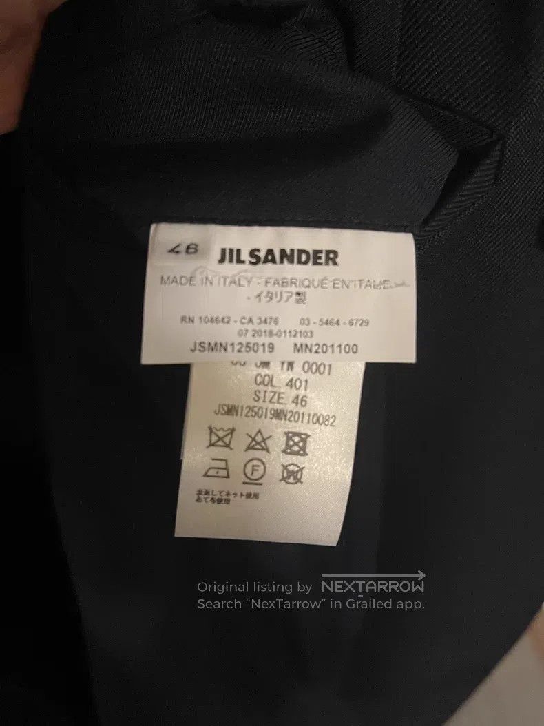 Jil Sander Jil Sander Navy blue coat Size S / US 4 / IT 40 - 5 Thumbnail