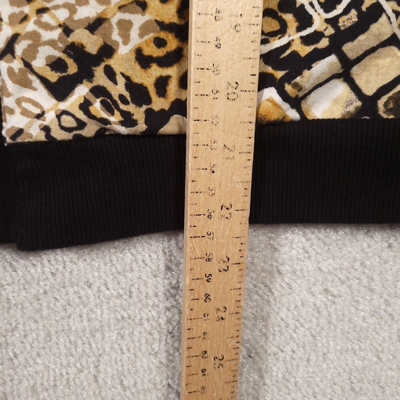 Vintage Alfred Dunner Black Zip Up Jacket Blazer Size 6P Animal Print Jacket Womens Size M / US 6-8 / IT 42-44 - 6 Thumbnail