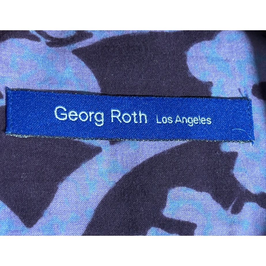 Georg Roth Size L | GEORG ROTH Men's Button Front Abstract Floral Shirt Size US L / EU 52-54 / 3 - 12 Thumbnail