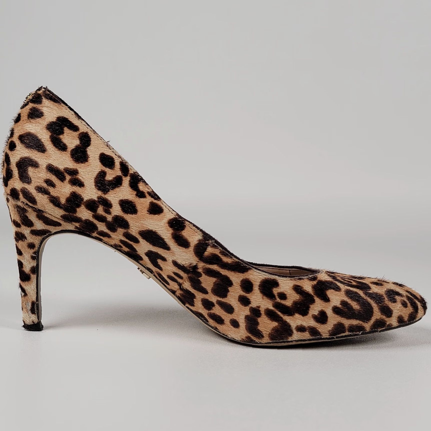 Sam Edelman Sam Edelman Stillson Leopard Leather Pumps Women's Pump 7.5 Animal Print Multicolor Leopard Stiletto Heel Size US 8 / IT 38 - 6 Thumbnail
