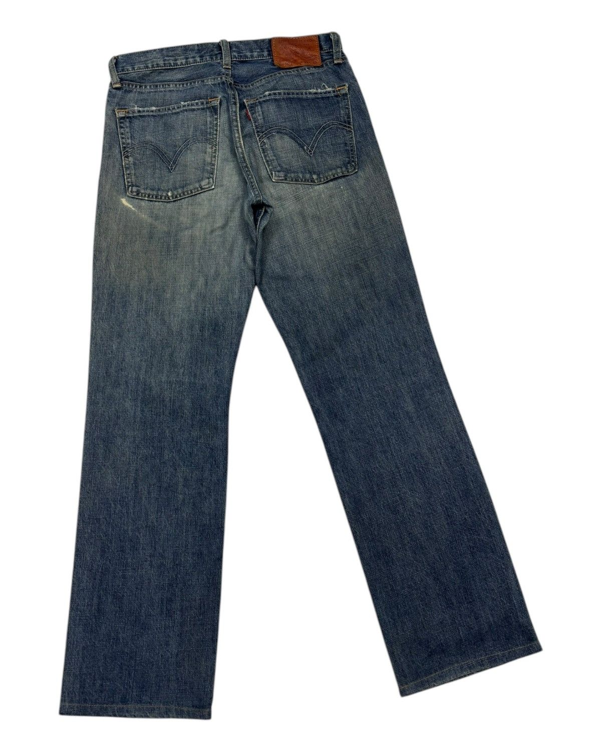 Kapital 🔥LEVIS 502 CLAWMARK DISTRESSED DENIM JEANS Size US 30 / EU 46 - 4 Thumbnail