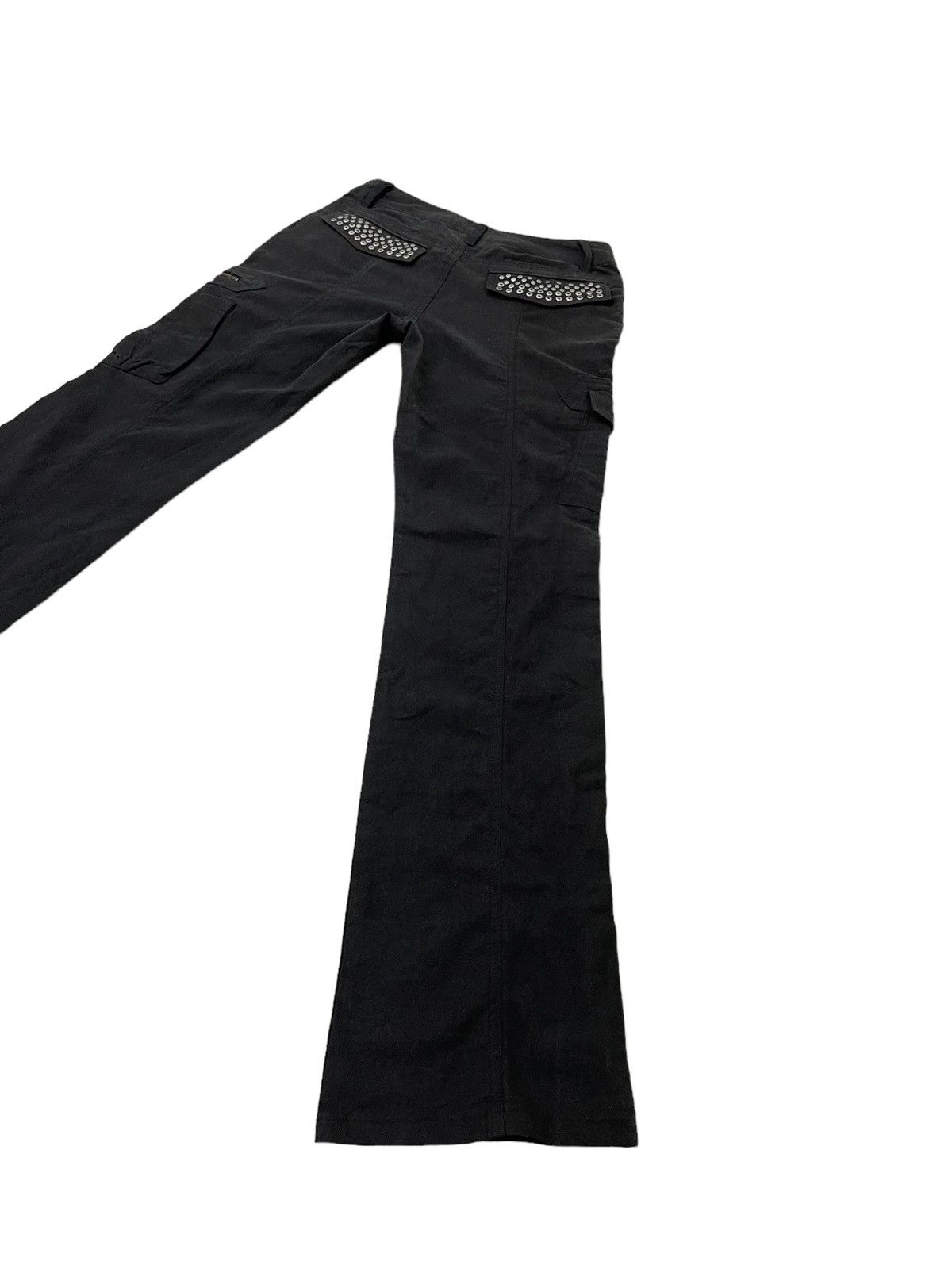 Japanese Brand Slight Flare Cargo Tornado Mart Slim Low Rise Boot Cut 7🟦7 Size US 29 - 13 Thumbnail