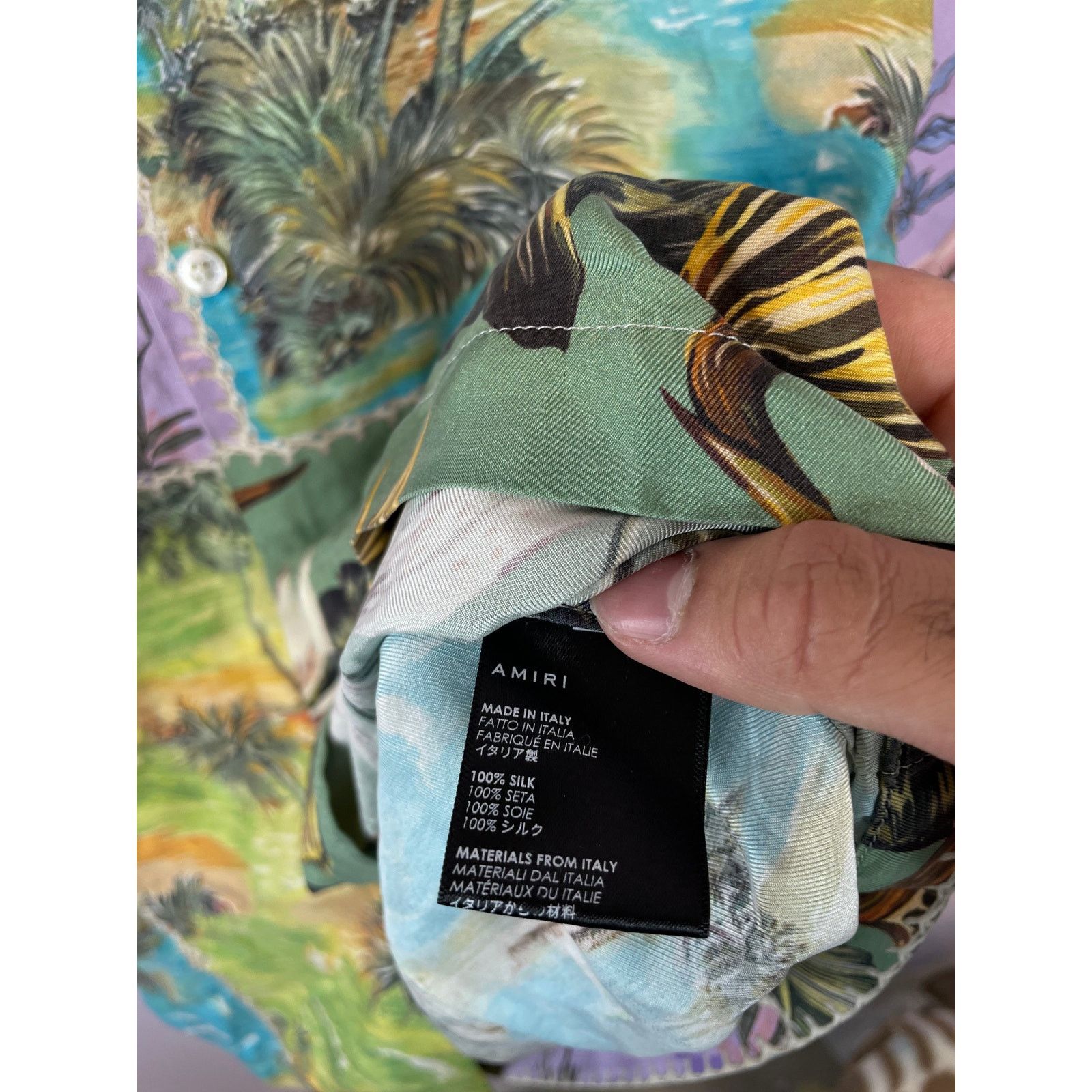 Amiri Amiri Silk Floral Vacation Shirt Used Medium Size US M / EU 48-50 / 2 - 3 Thumbnail