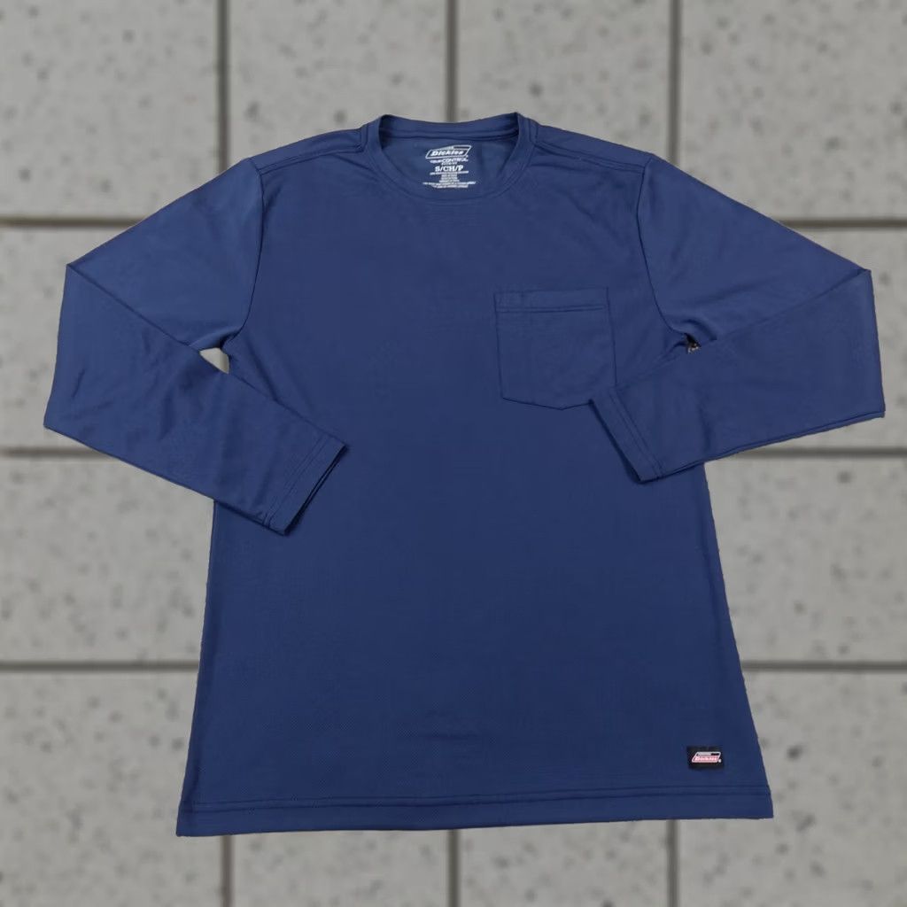 Dickies Dickies Shirt Mens Small Blue Temp Control Long Sleeve Performance Outdoor Work Shirt Size US S / EU 44-46 / 1 - 1 Thumbnail