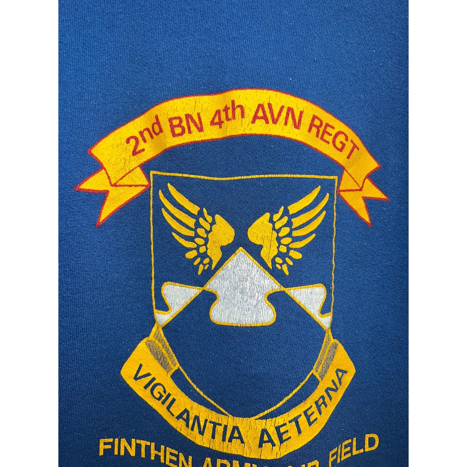 Vintage Vintage Germany Air Force Sweatshirt Finthen Air Field VTG L Size US L / EU 52-54 / 3 - 3 Thumbnail
