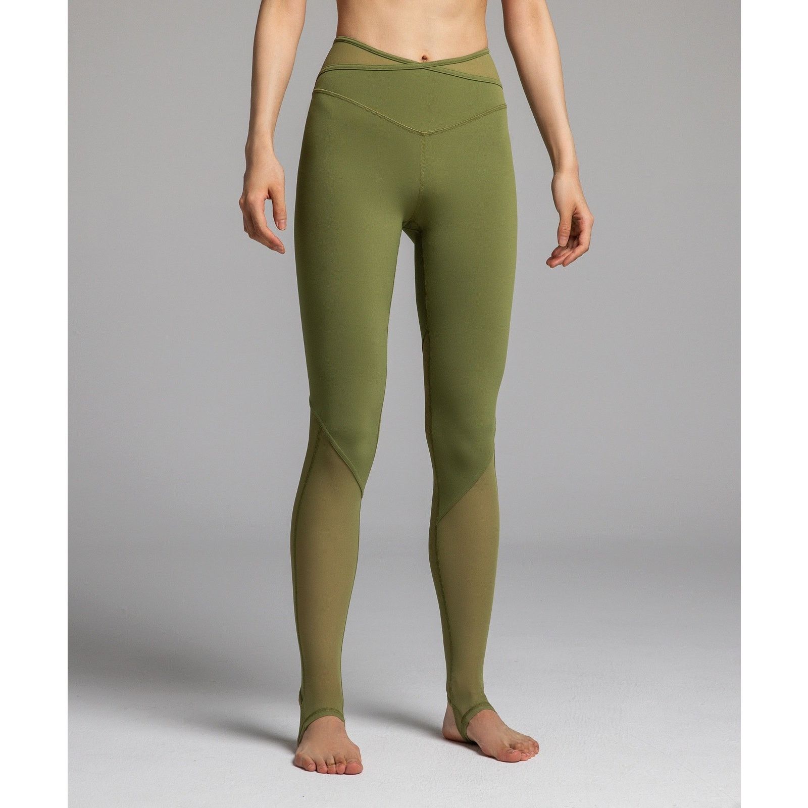 Lululemon Lululemon Nulu Crisscross Mesh Stirrup Tight Leggings Sz 10 Size 32" / US 10 / IT 46 - 3 Thumbnail