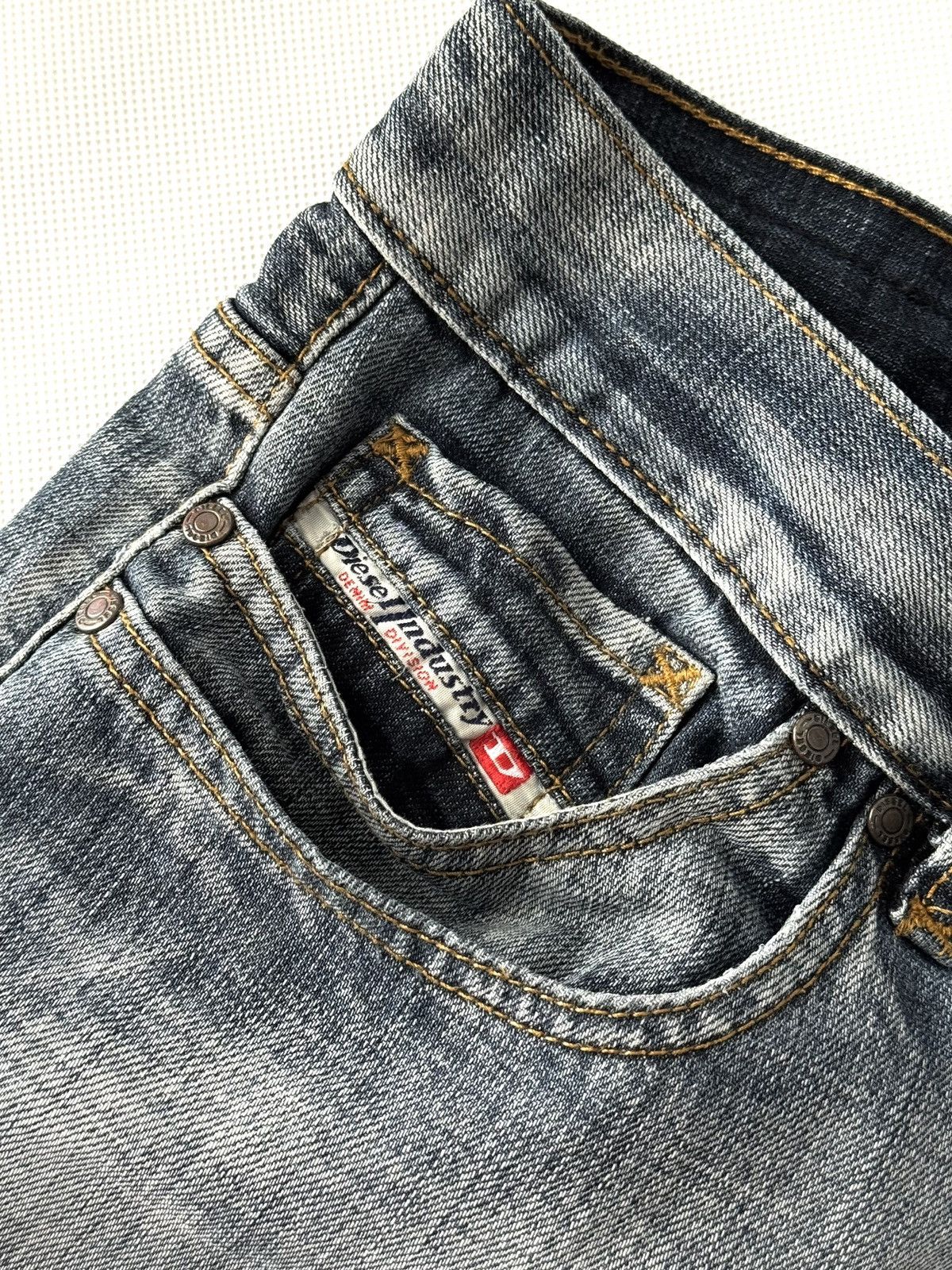 Diesel Vintage Diesel Jeans Dirty Pants faded crash denim distresse Size US 32 / EU 48 - 16 Thumbnail