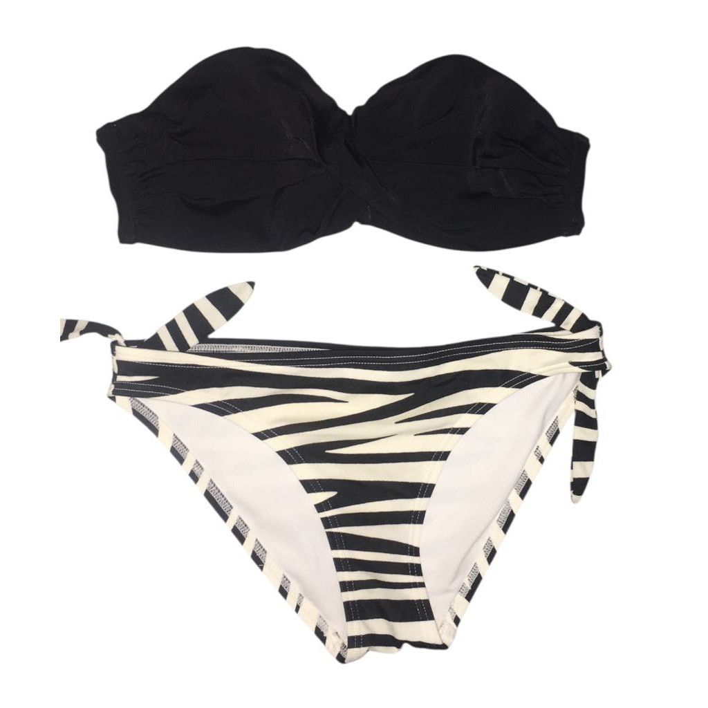 Victoria's Secret Victoria's Secret 2 Pc Bikini Push Up Strapless Zebra Small Size ONE SIZE - 2 Thumbnail