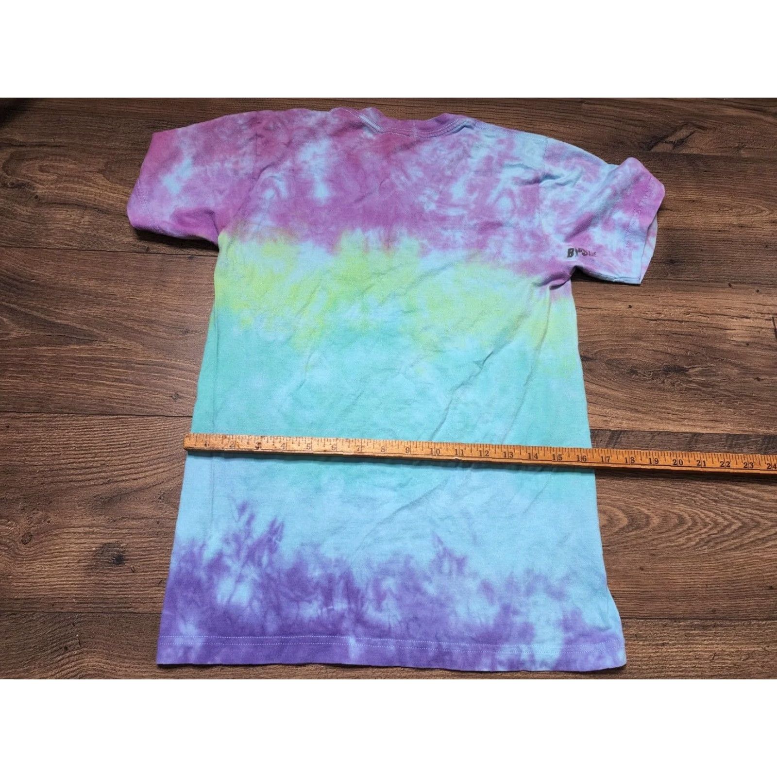 Camper Womens S Happy Camper T Shirt Mountains Forest Camping Graphic Tee Tie Dye Shirt Size S / US 4 / IT 40 - 3 Thumbnail