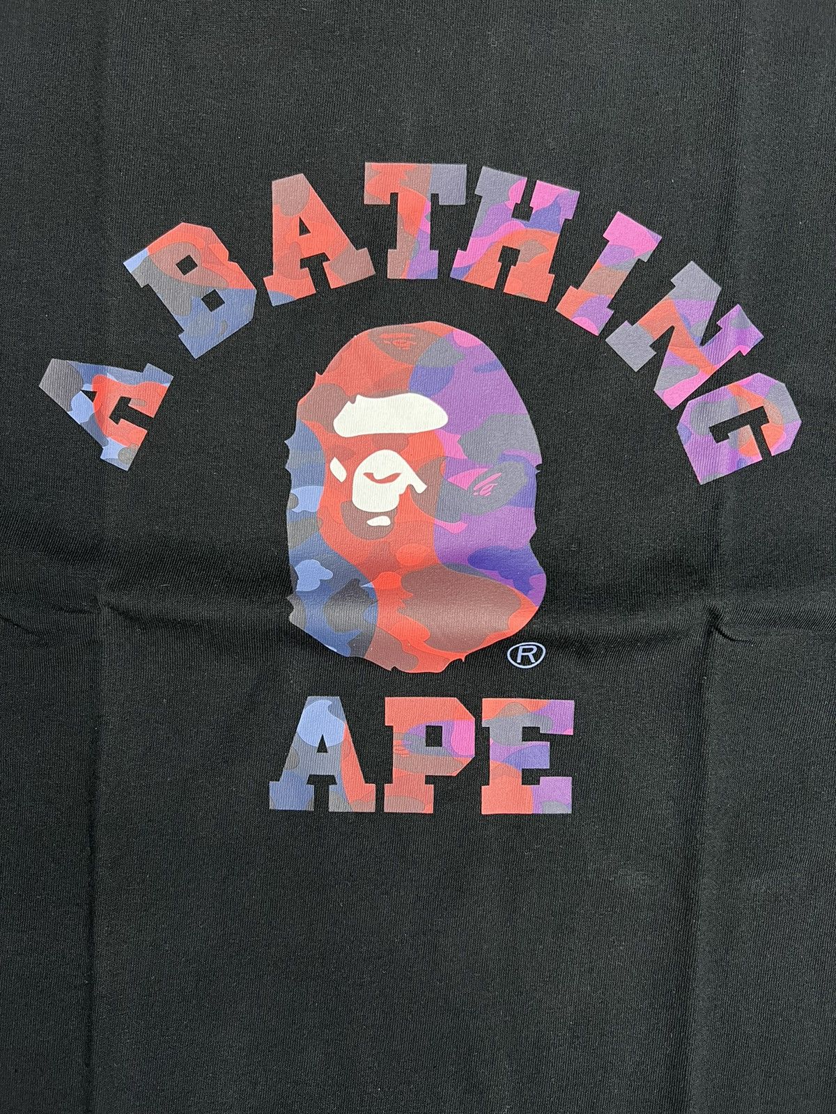 Bape Bape Color Camo College T-Shirt Size US L / EU 52-54 / 3 - 2 Thumbnail