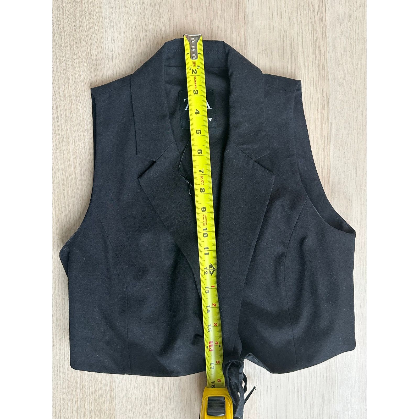 Zara Zara Black Vest - Size S - Mint Size S / US 4 / IT 40 - 5 Thumbnail