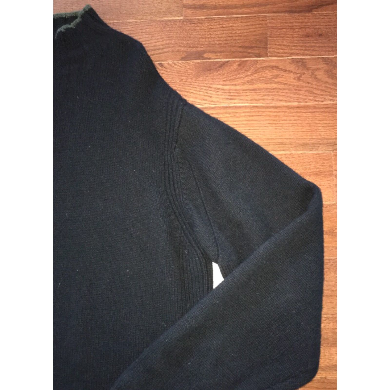 Tommy Hilfiger Tommy Hilfiger Jacket Mens XL Black 100% Lambswool 1/2 Zip Size US XL / EU 56 / 4 - 2 Thumbnail