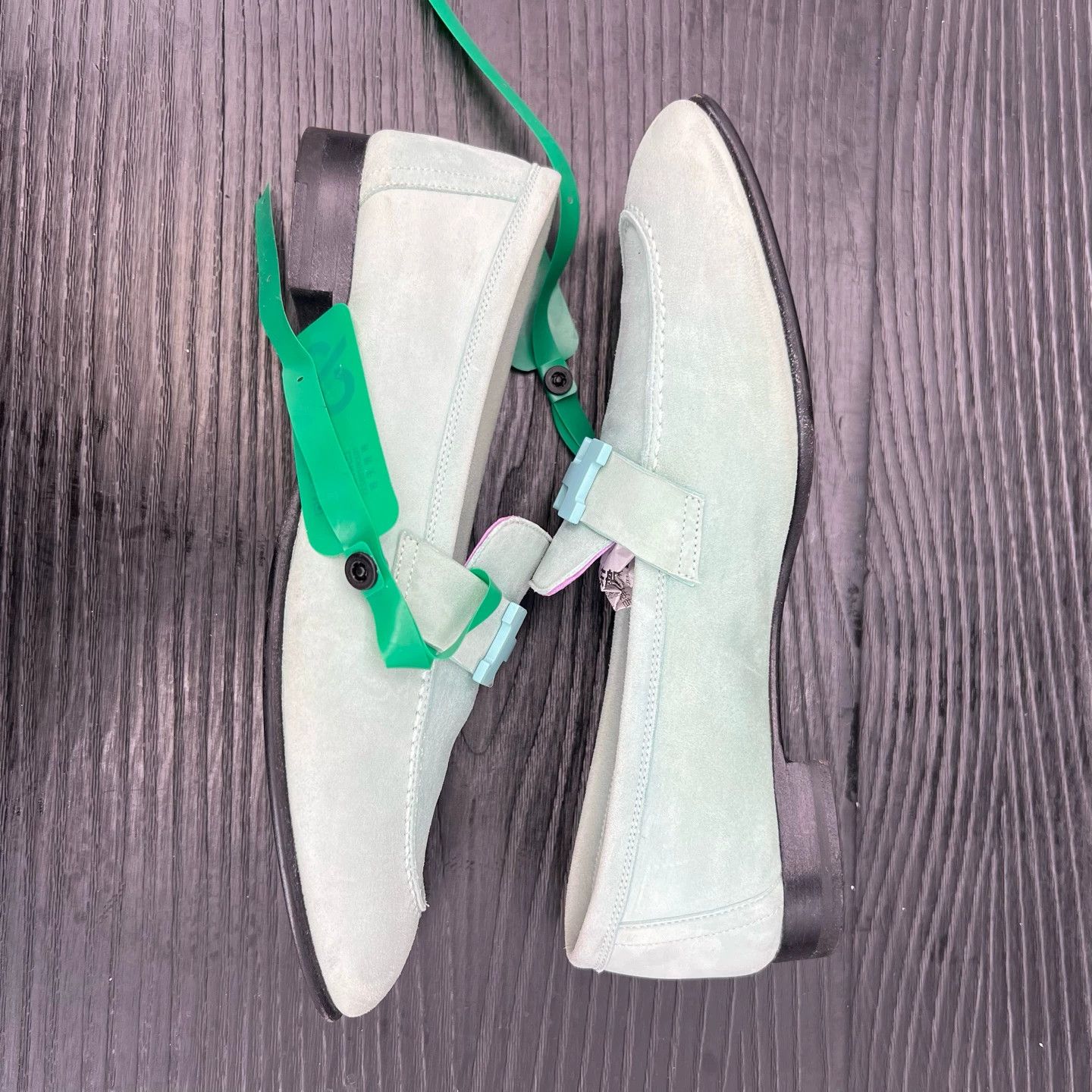 Hermes Hermes H Buckle Green Size 37.5 Used Authentic Celebrity Size US 5.5 / EU 38 - 7 Thumbnail
