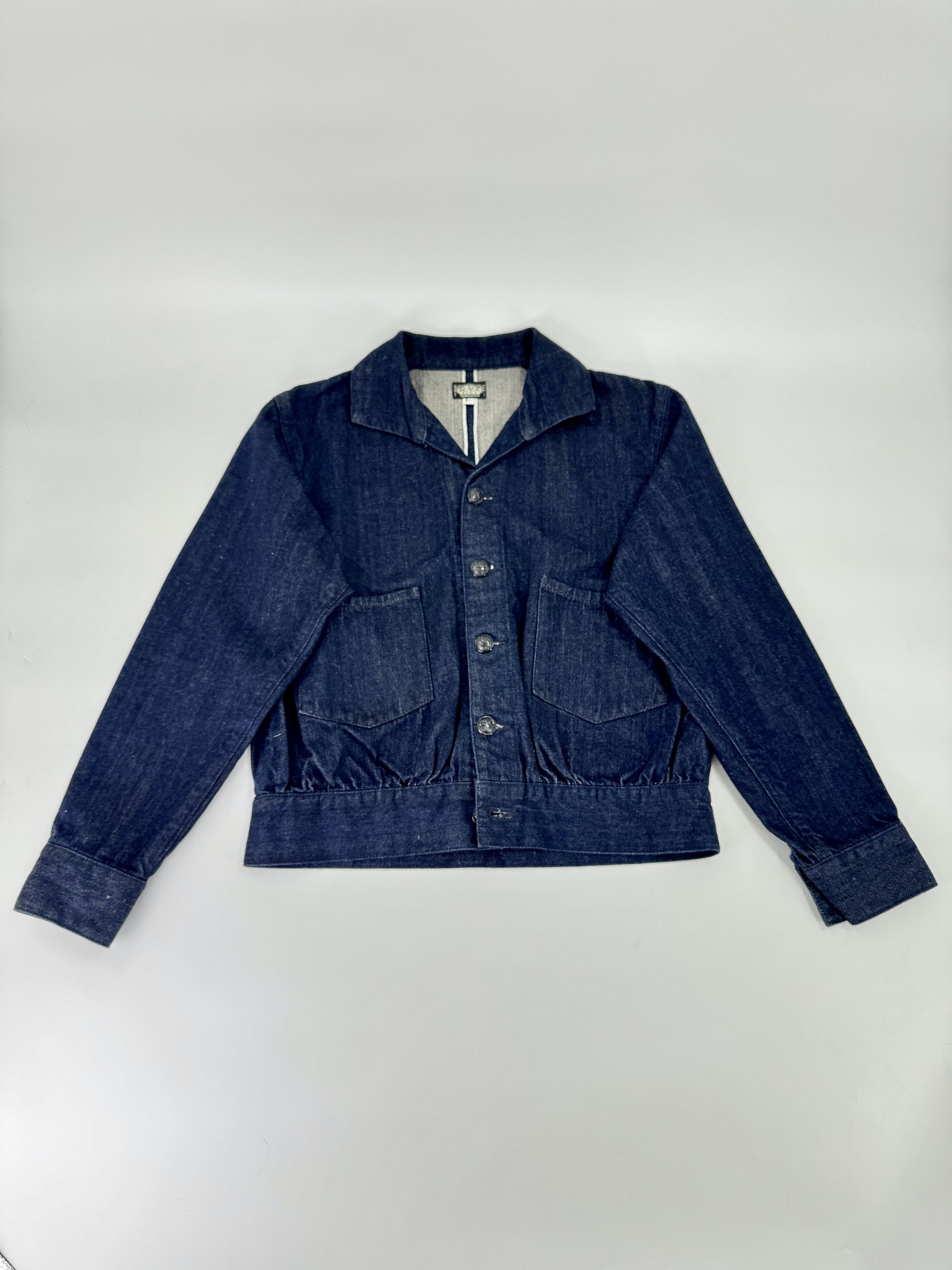 Black Sign Japan Selvedge Denim Naval Buckleback Jacket 38