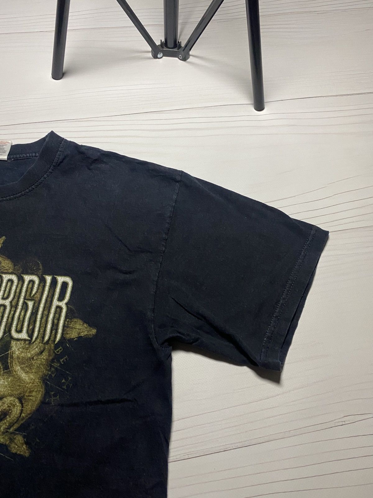 Band Tees × Vintage Vintage Dimmu Borgir in sorte diaboli 00’s y2k t shirt Size US L / EU 52-54 / 3 - 4 Thumbnail
