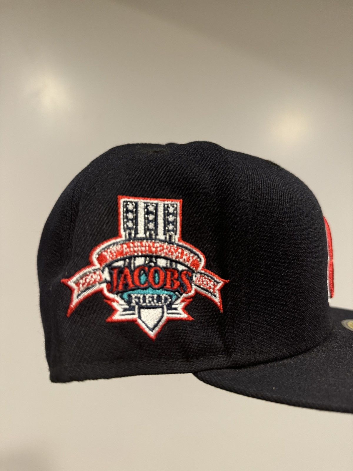 Hat Club × MLB × New Era Hatclub Exclusive Cleveland Indians Navy Grey brim 7 3/8 Size ONE SIZE - 2 Thumbnail