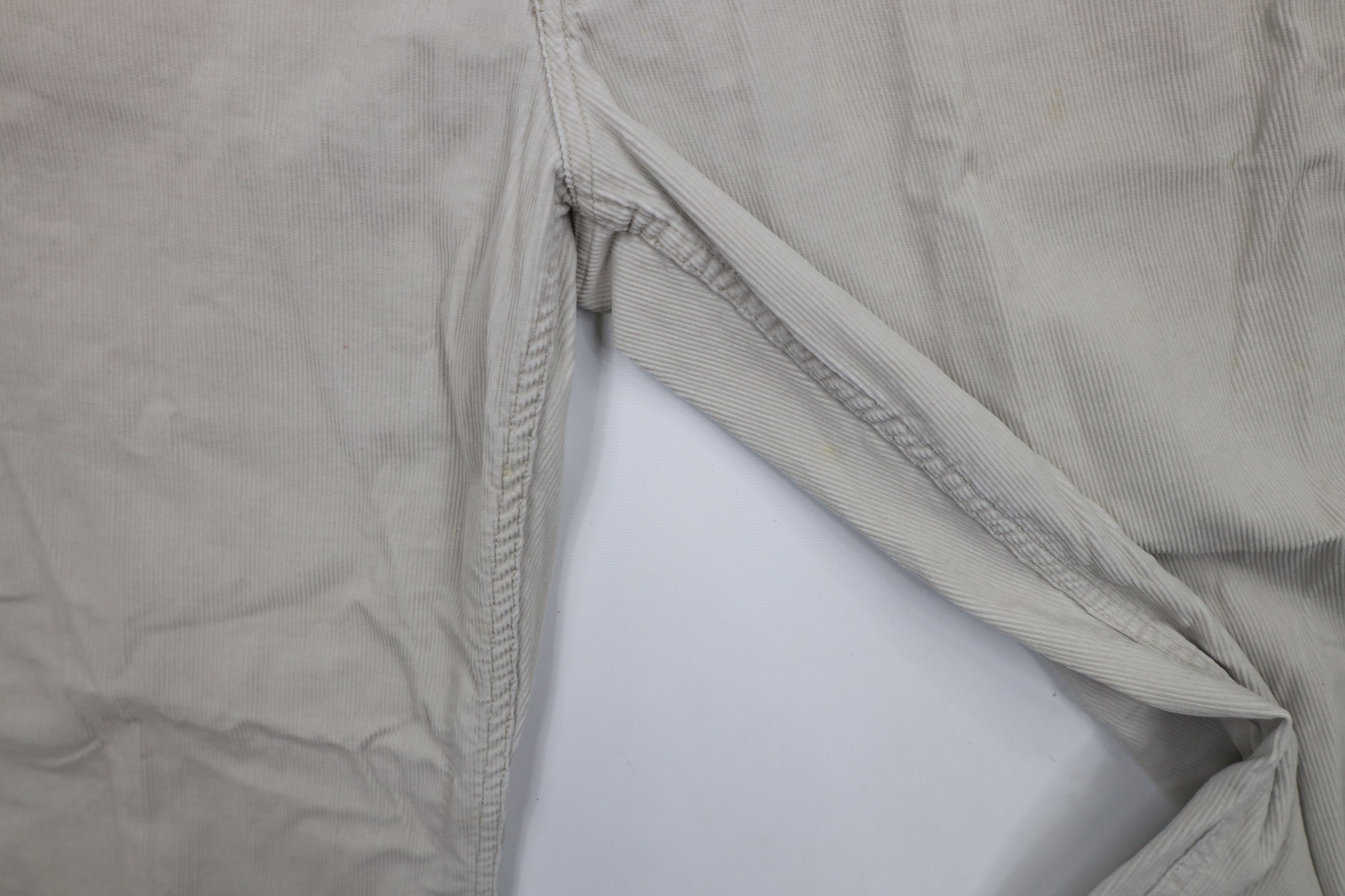 Eddie Bauer × Vintage Vintage 90s Eddie Bauer Wide Leg Corduroy Dungaree Pants Size US 38 / EU 54 - 6 Thumbnail