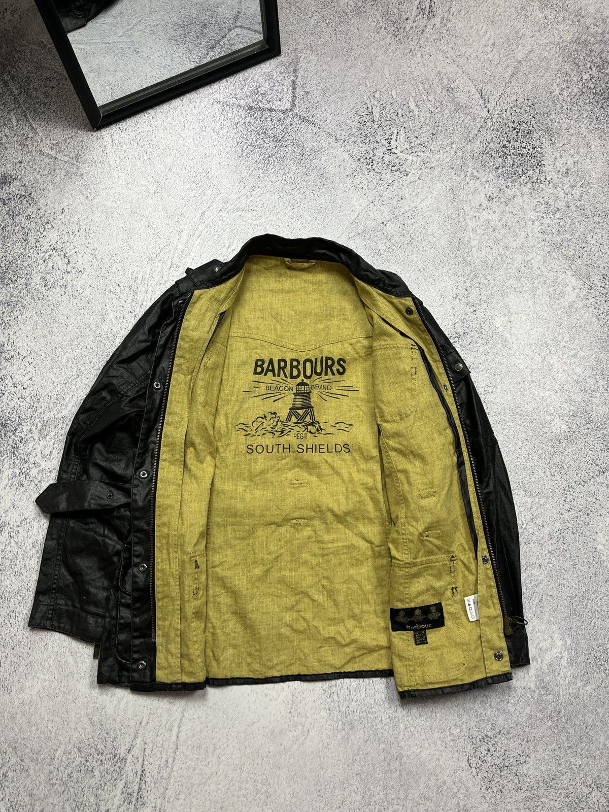 Barbour Vintage Barbour International Duralinen Women’s Jacket Rare Size XL / US 12-14 / IT 48-50 - 7 Thumbnail