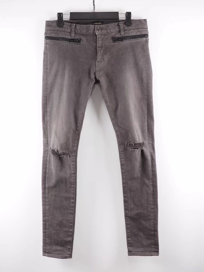 Gray Distressed Undercover Denim Pants Size 3