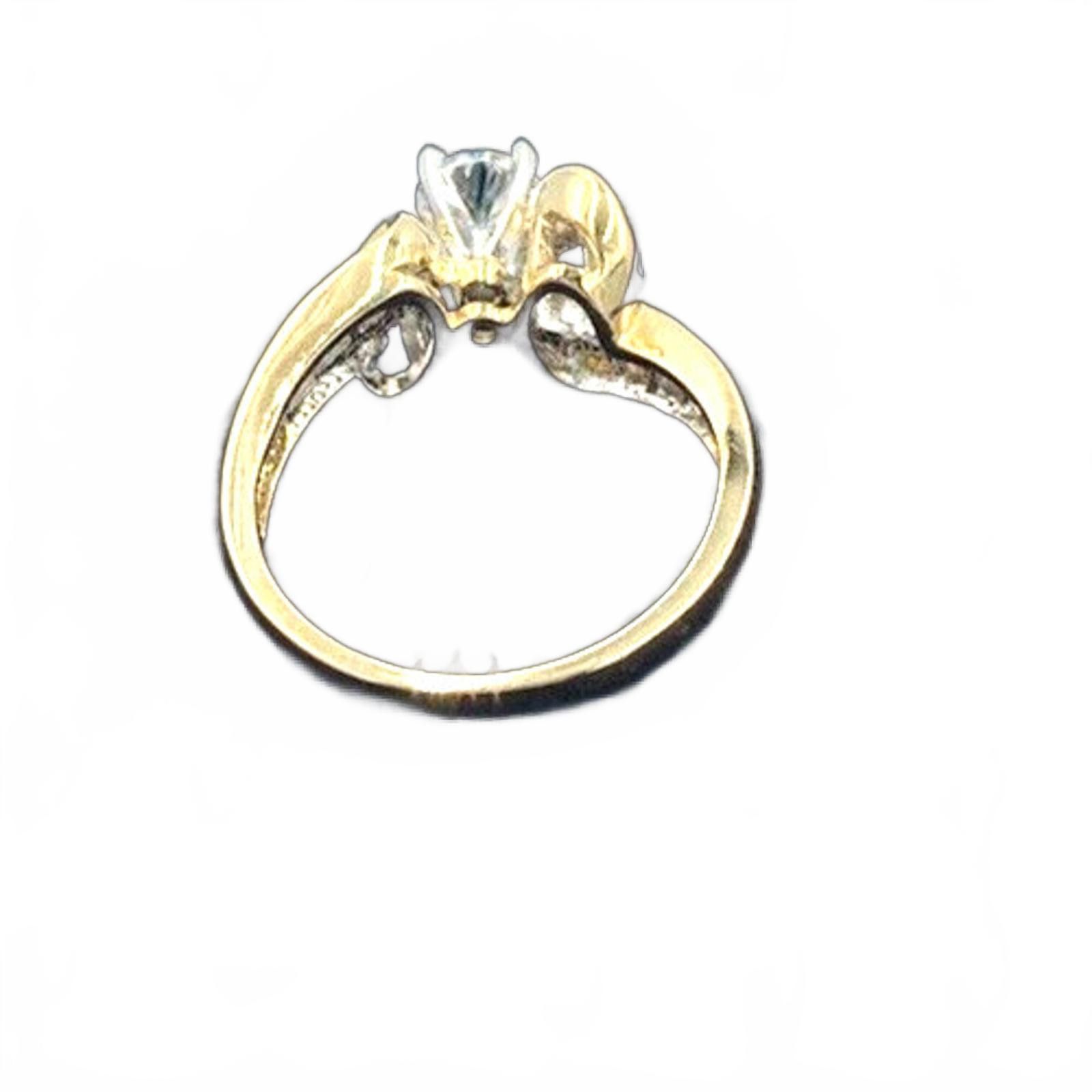 Other Over 1 carat TW 14K Yellow Gold VS2F Diamond Engagement Ring Size ONE SIZE - 5 Thumbnail