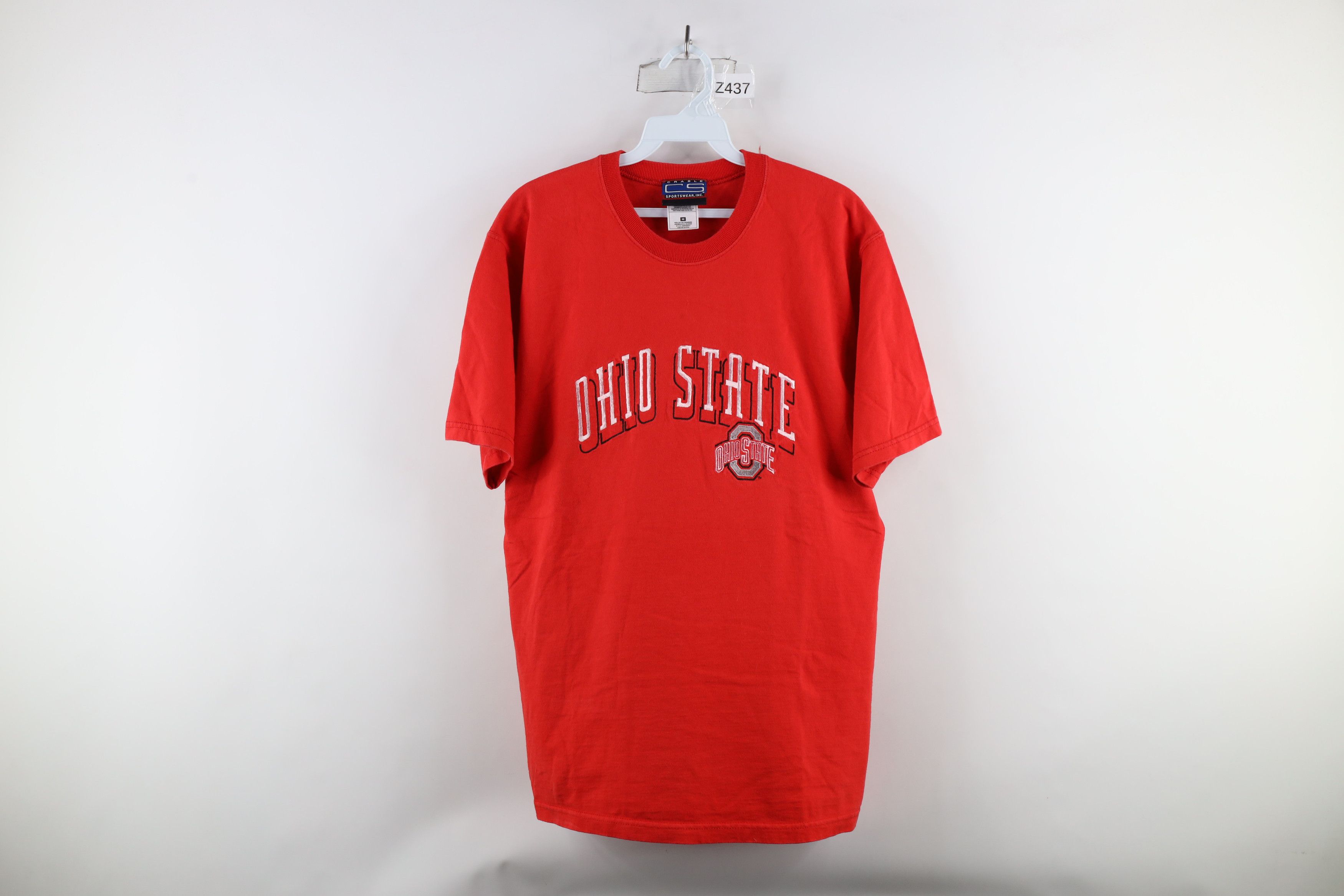 Vintage Vintage 90s Ohio State University Short Sleeve T-Shirt Size US M / EU 48-50 / 2 - 1 Thumbnail