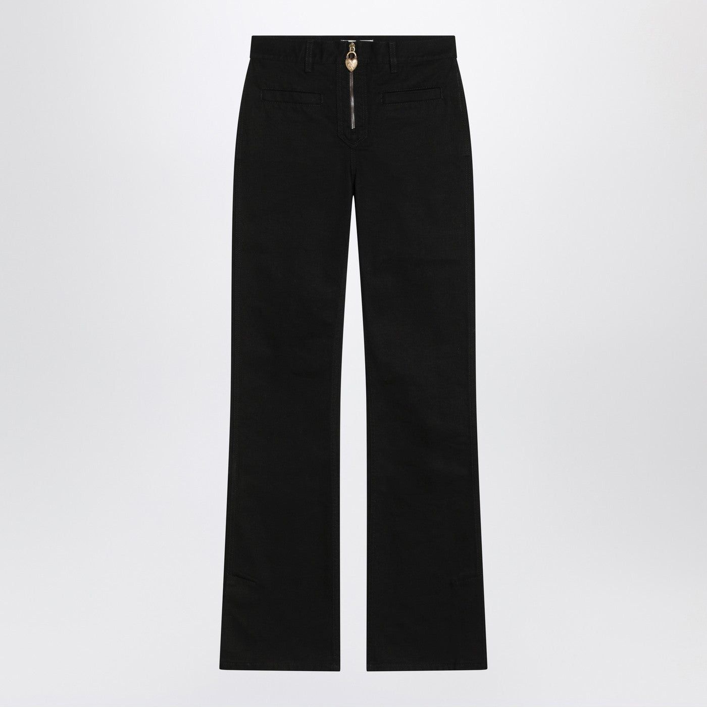 Chloe Chloe Black Slim Jeans With Charm Zip Size 29" - 1 Thumbnail