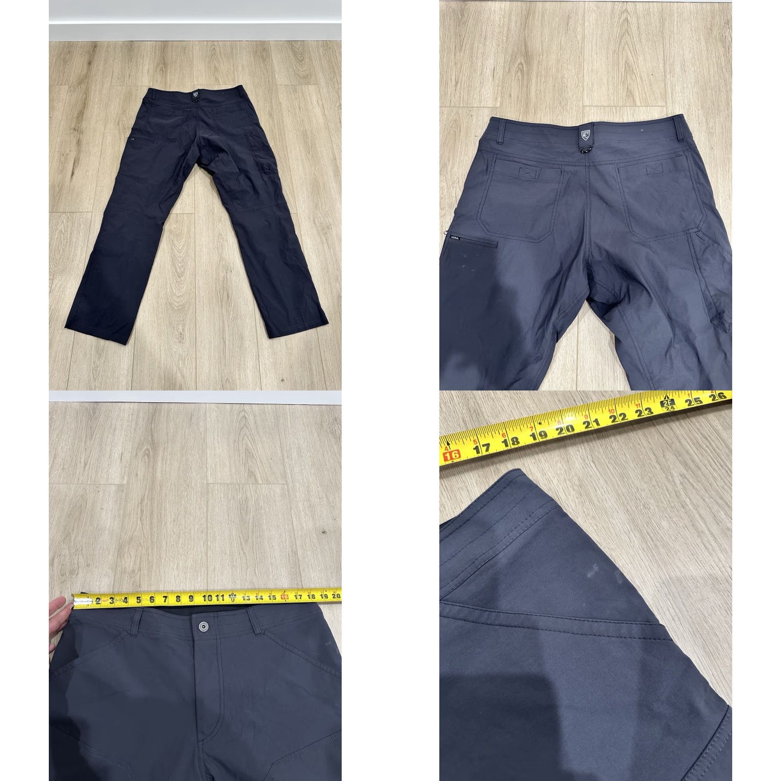 Vintage Kuhl Renegade Lightweight Hiking Pants Blue 36x29 Mens Pants Regular Fit Nylon Elastane Pockets Outdoor Casual Travel Workwear 5120 Size US 36 / EU 52 - 8 Thumbnail