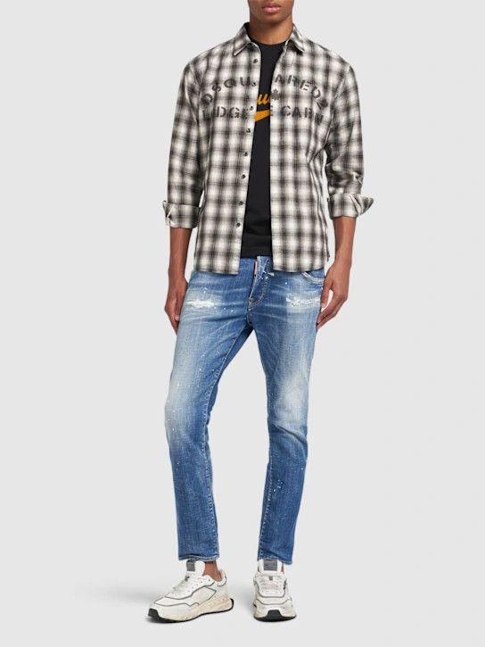 Dsquared2 o1lsvrm0425 Shirt in Black/White Size US M / EU 48-50 / 2 - 2 Thumbnail