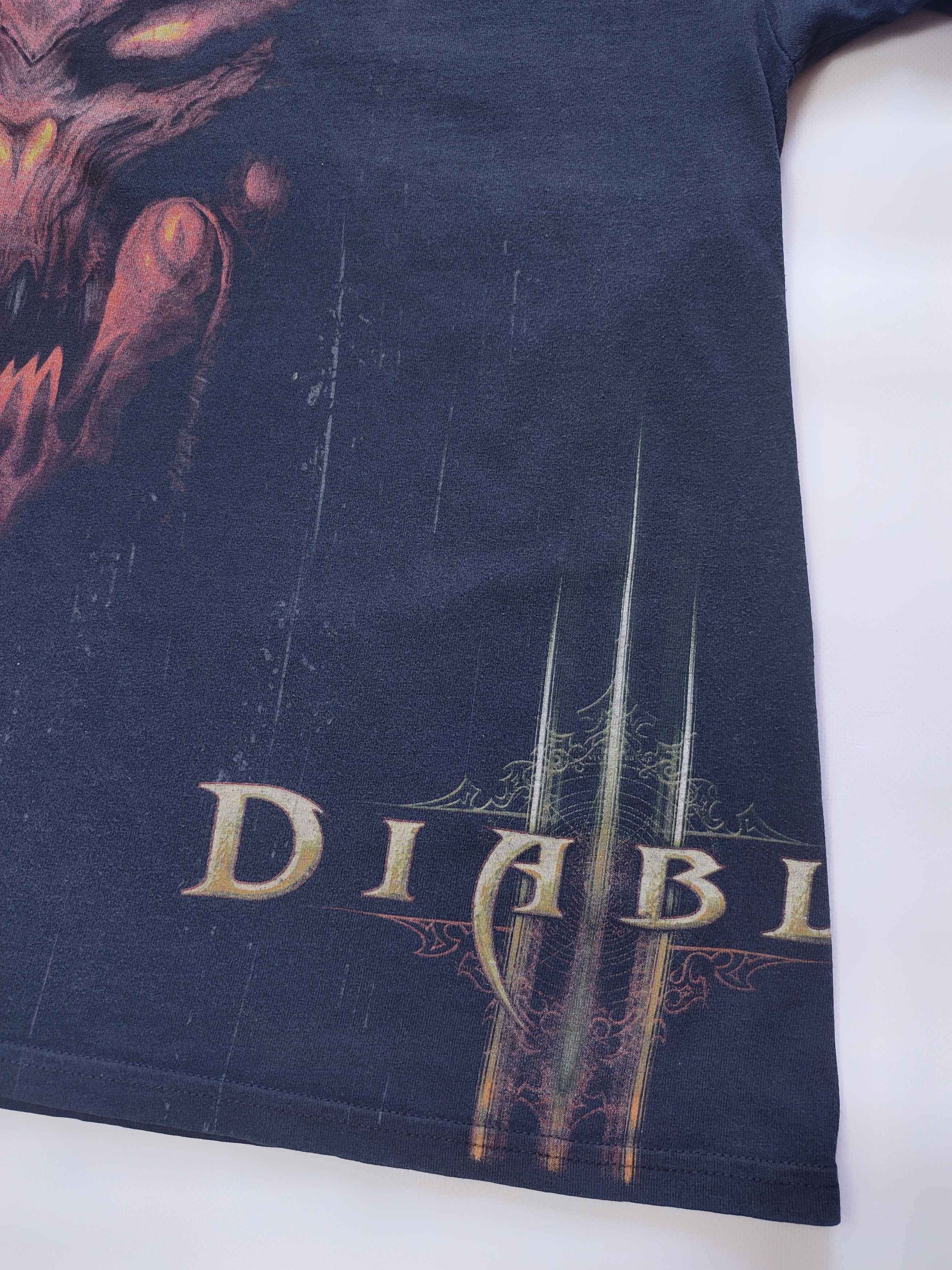 Playstation Diablo 3 blizzard game vintage t-shirt Size US XL / EU 56 / 4 - 15 Thumbnail