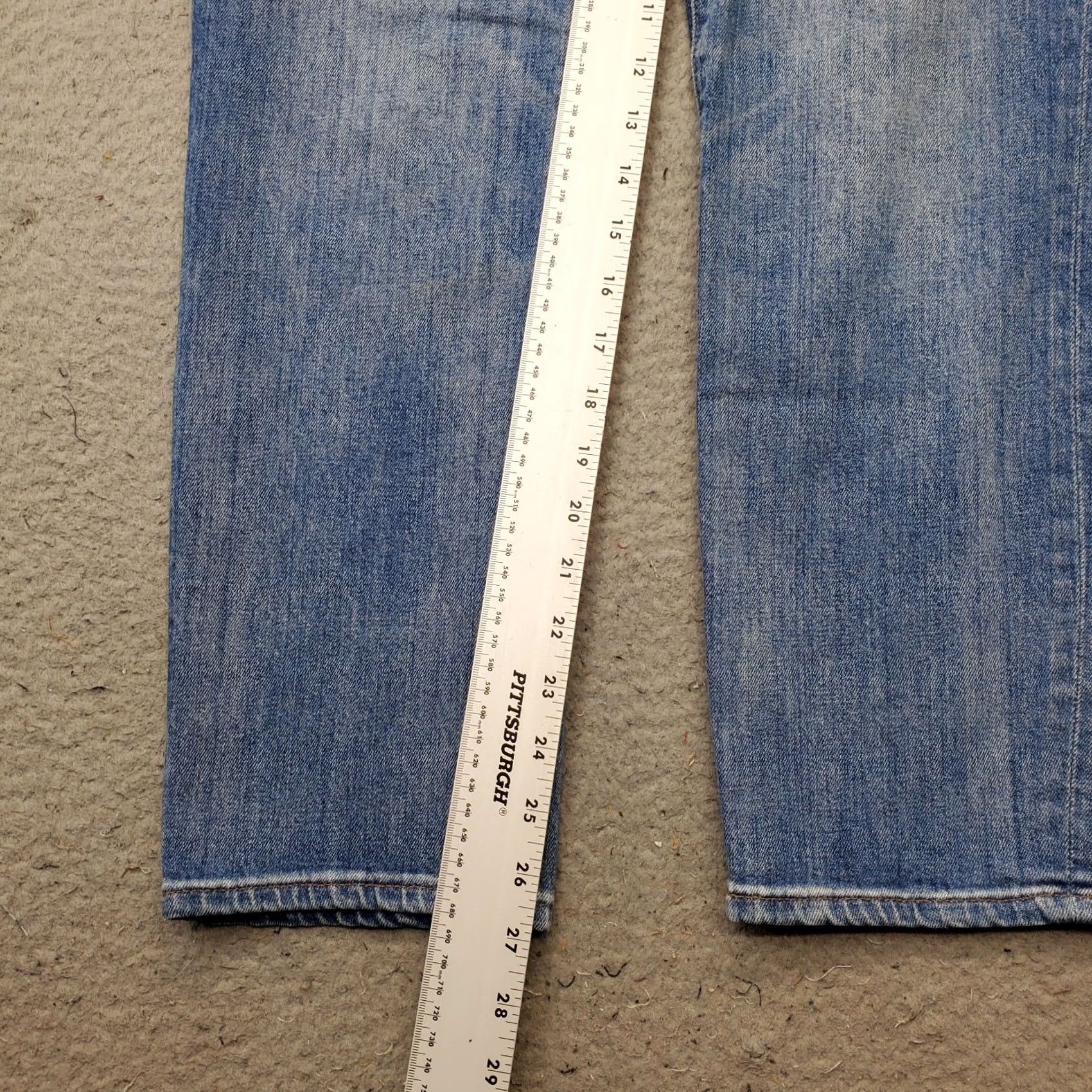 J.Crew J.Crew Boyfriend Jeans Womens 29 Blue Denim Slim Fit Medium Wash Straight Leg Size 29" - 4 Thumbnail