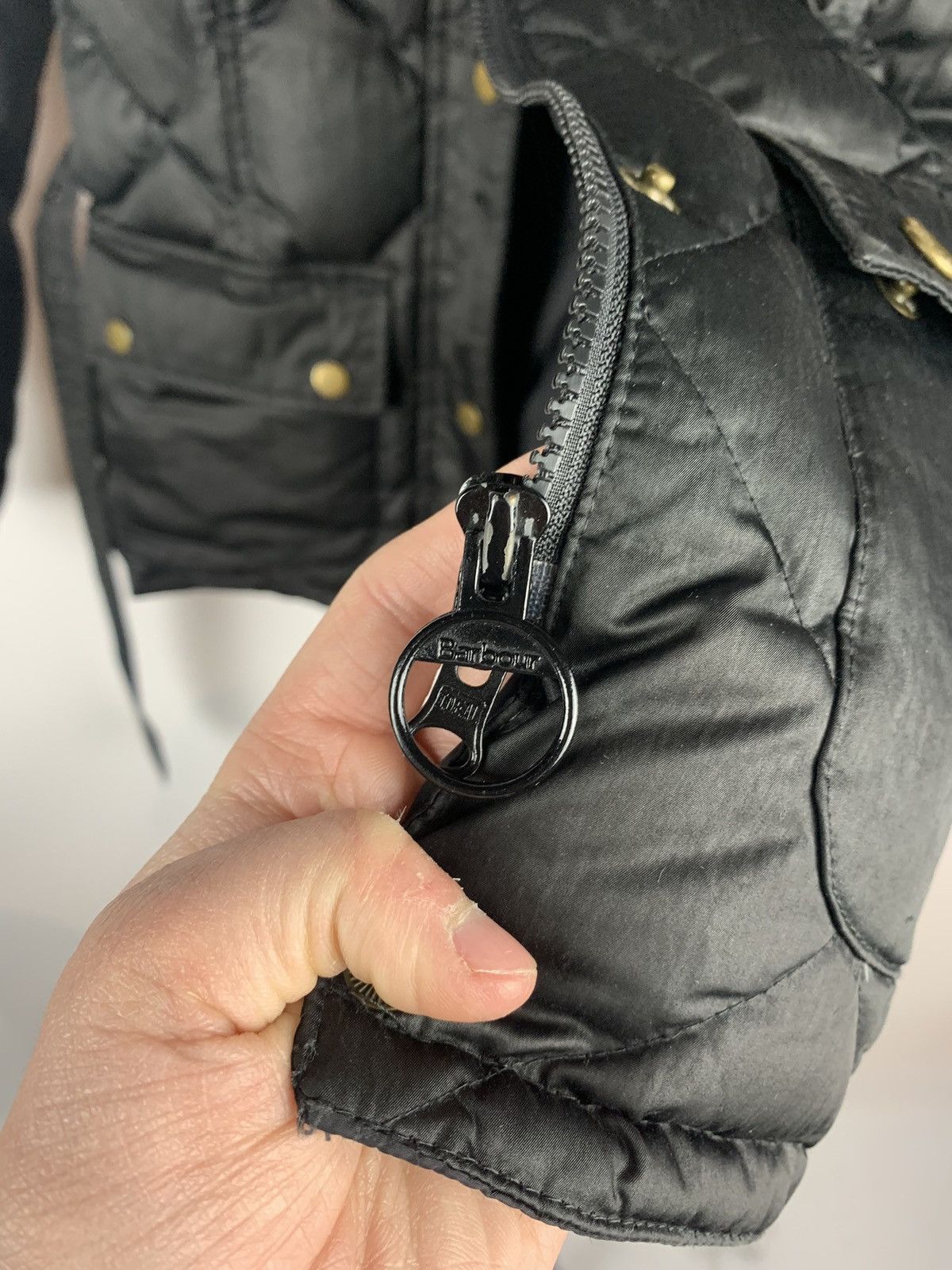 Barbour Vintage Barbour Nation Down Jacket Women’s Size UK 10 Black Size M / US 6-8 / IT 42-44 - 10 Thumbnail