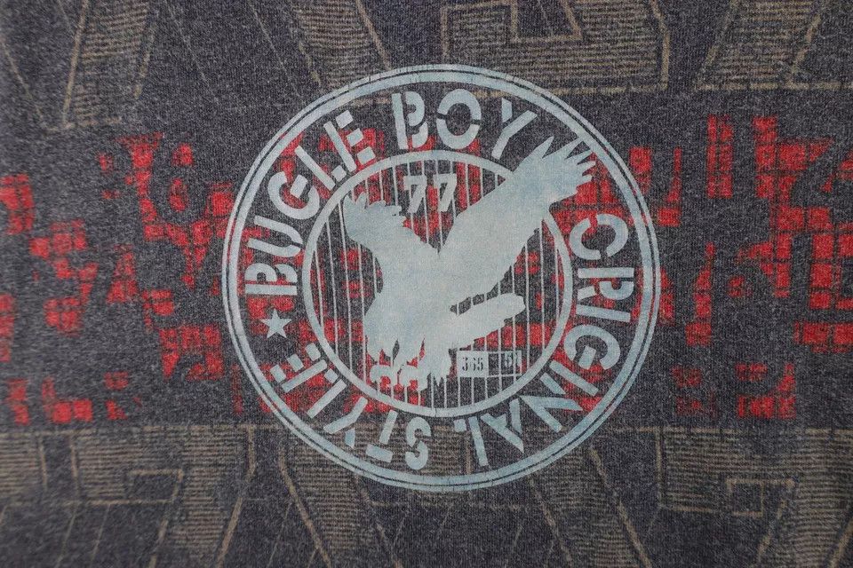 Vintage Vintage 90s Bugle Boy Out Abstract All Over Print T-Shirt Size US XL / EU 56 / 4 - 4 Thumbnail