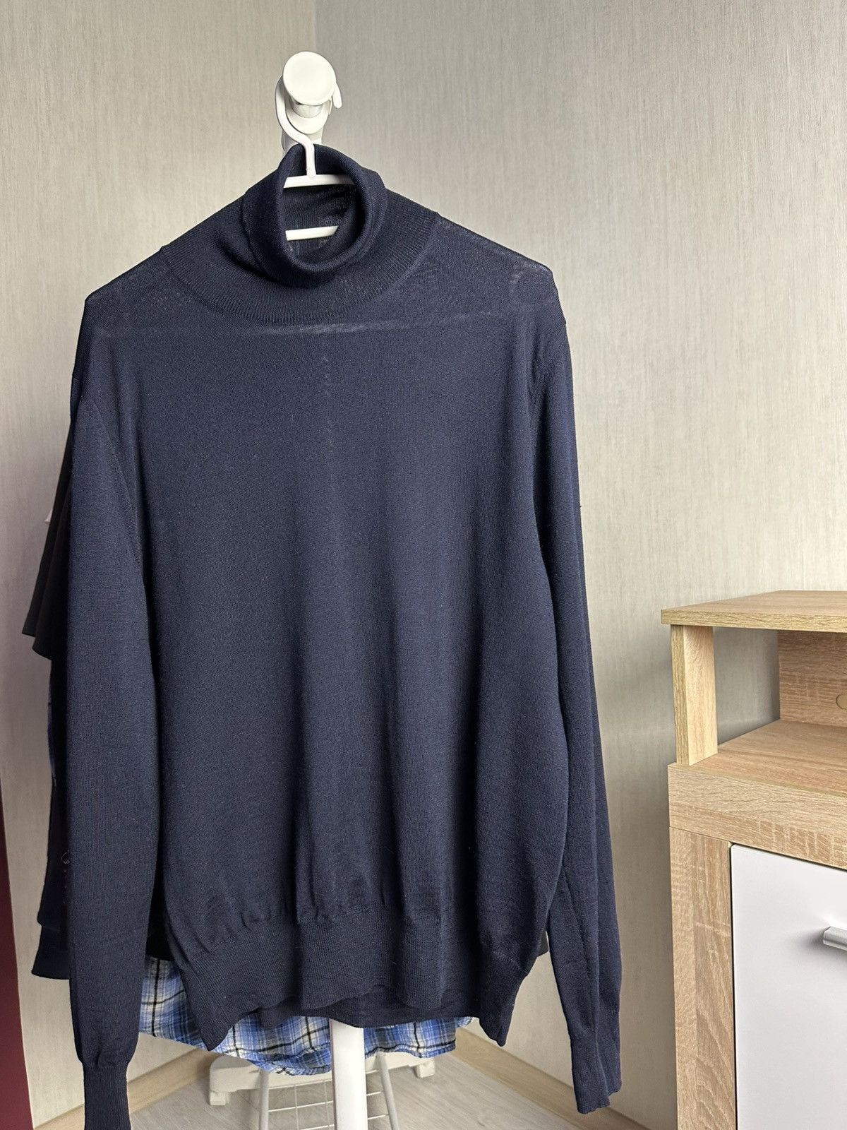 Canali Canali Merino Extrafine Wool Turtleneck Sweater Size US M / EU 48-50 / 2 - 3 Thumbnail