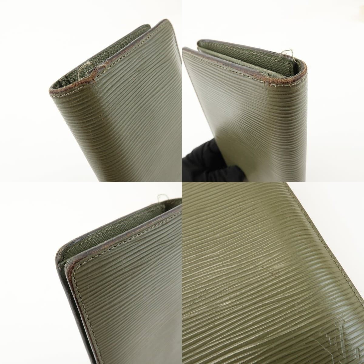 Louis Vuitton Louis Vuitton Epi Portefeuille Brazza Wallet Green Size ONE SIZE - 5 Thumbnail