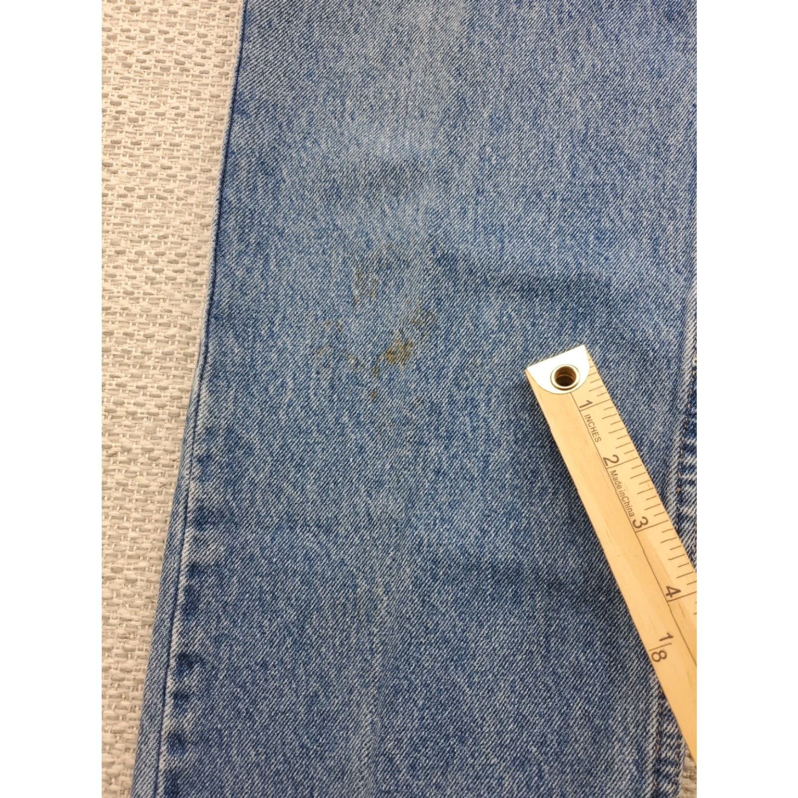 Denime VINTAGE Brittania Denim Jeans Pants Mens 29x32 Blue 90s 80s Relaxed Fit Jeans Pants Mens Blue Denim 1990s Brittania New Wave Casual Size US 29 - 7 Thumbnail