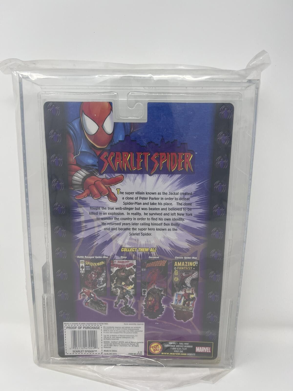 Other Scarlet Spider-Man AFA 85 KB Exclusive ToyBiz Marvel Legends Size ONE SIZE - 4 Thumbnail